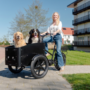 MATTS Carrier Pro - Elektrische bakfiets - Middenmotor Bafang M410 - Doggie Pack Deluxe